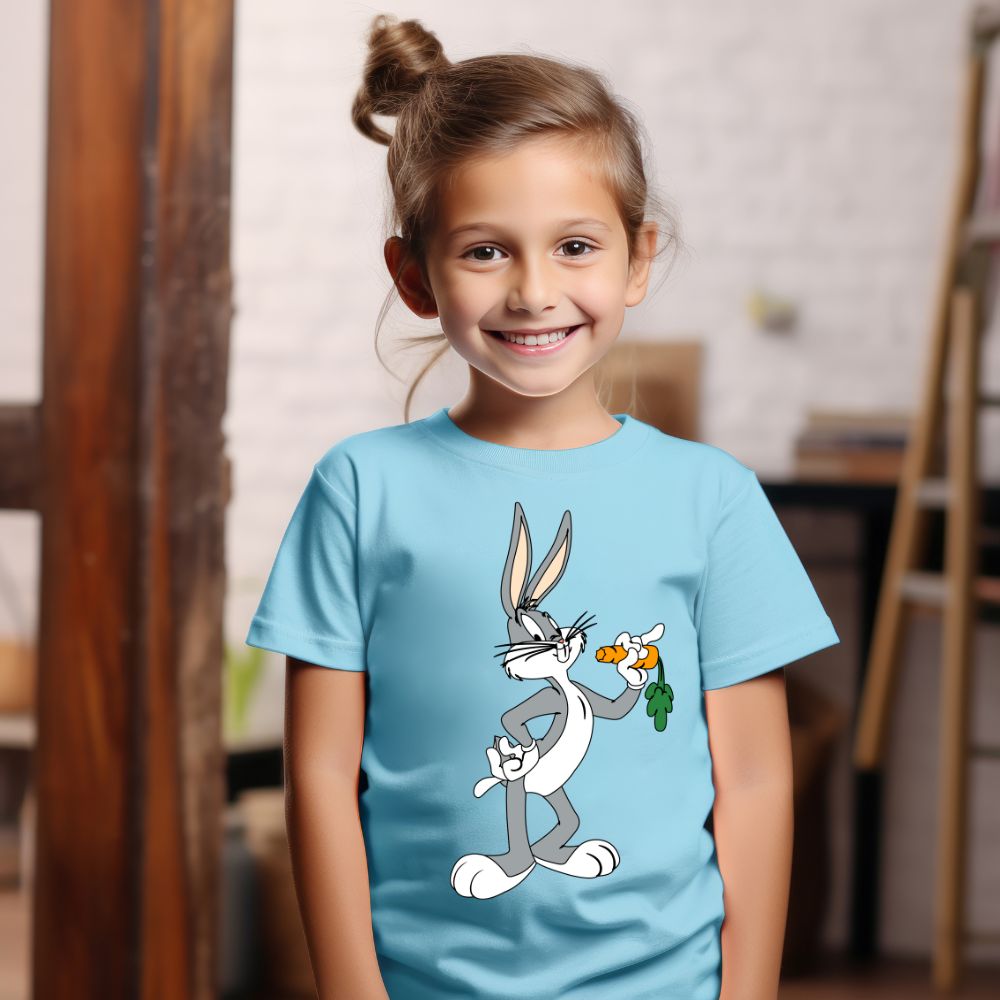 Camiseta Infanto Juvenil Personagens Pernalonga desenhos