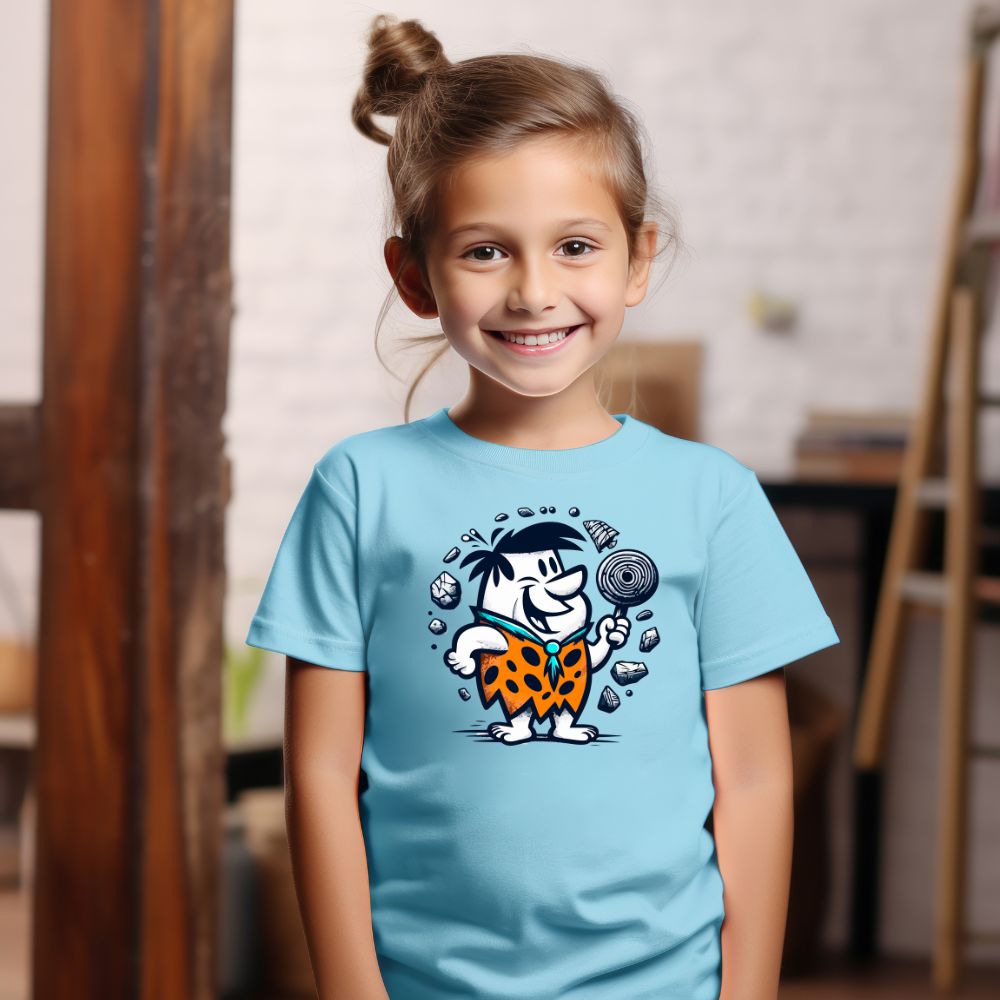 Camiseta Infanto Juvenil Personagens Desenho The Flintstones