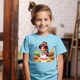 Camiseta Infanto Juvenil Personagens Princesa Jasmine Aladdin