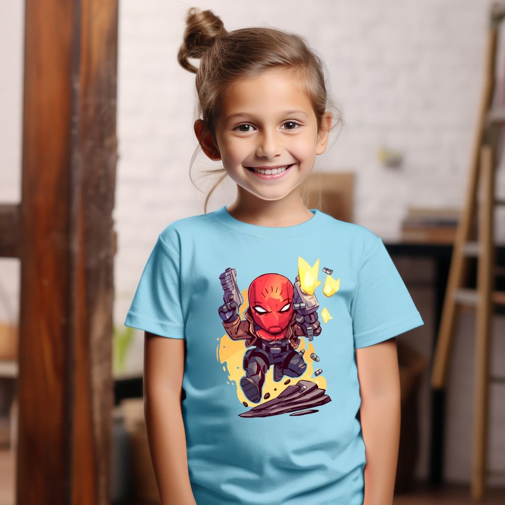 Camiseta Infanto Juvenil Personagens Heróis Deadpool