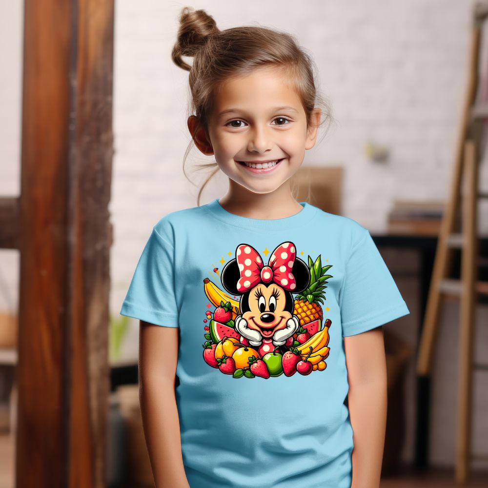Camiseta Infanto Juvenil Personagens Minnie 09