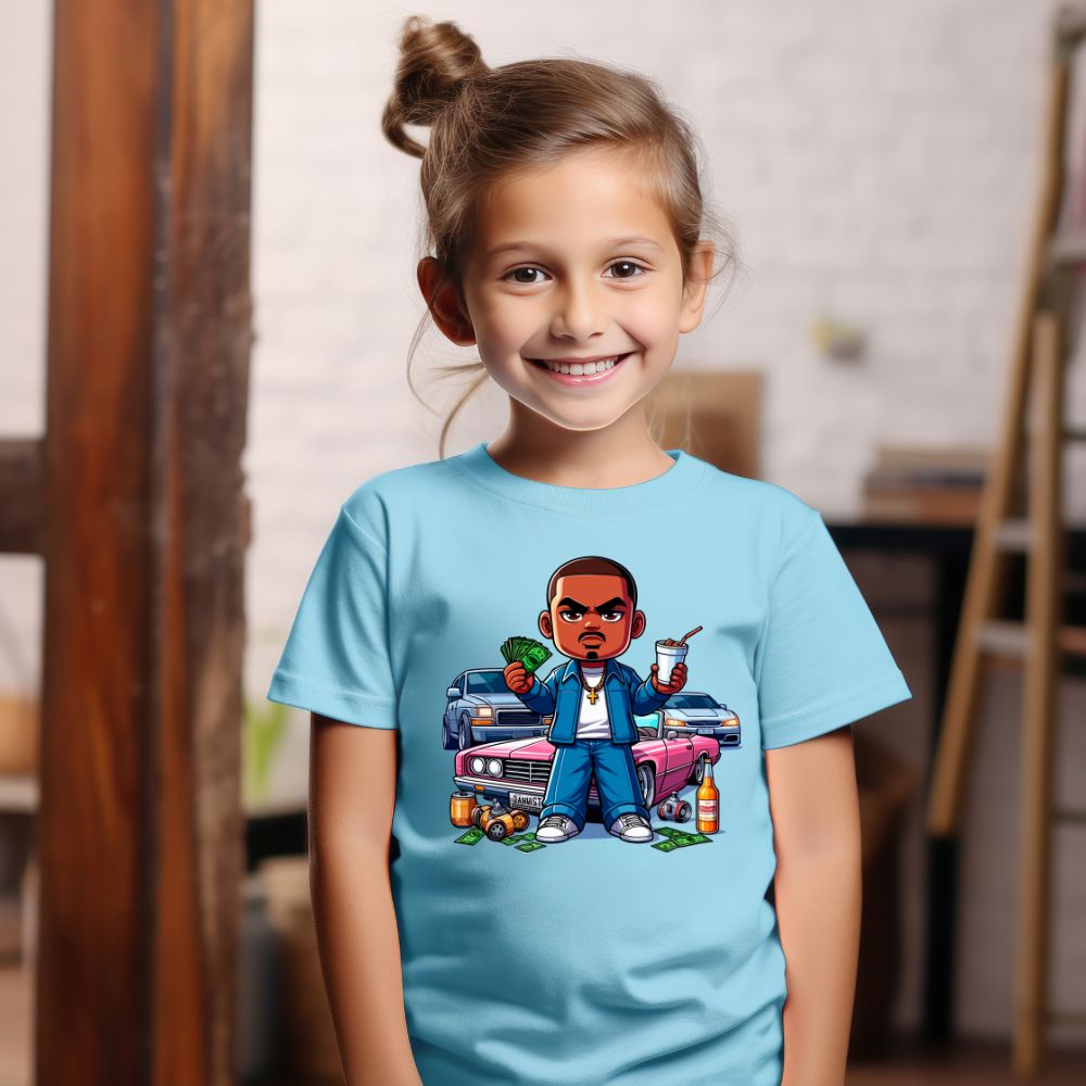 Camiseta Infanto Juvenil Personagens Jogos Games GTA 01