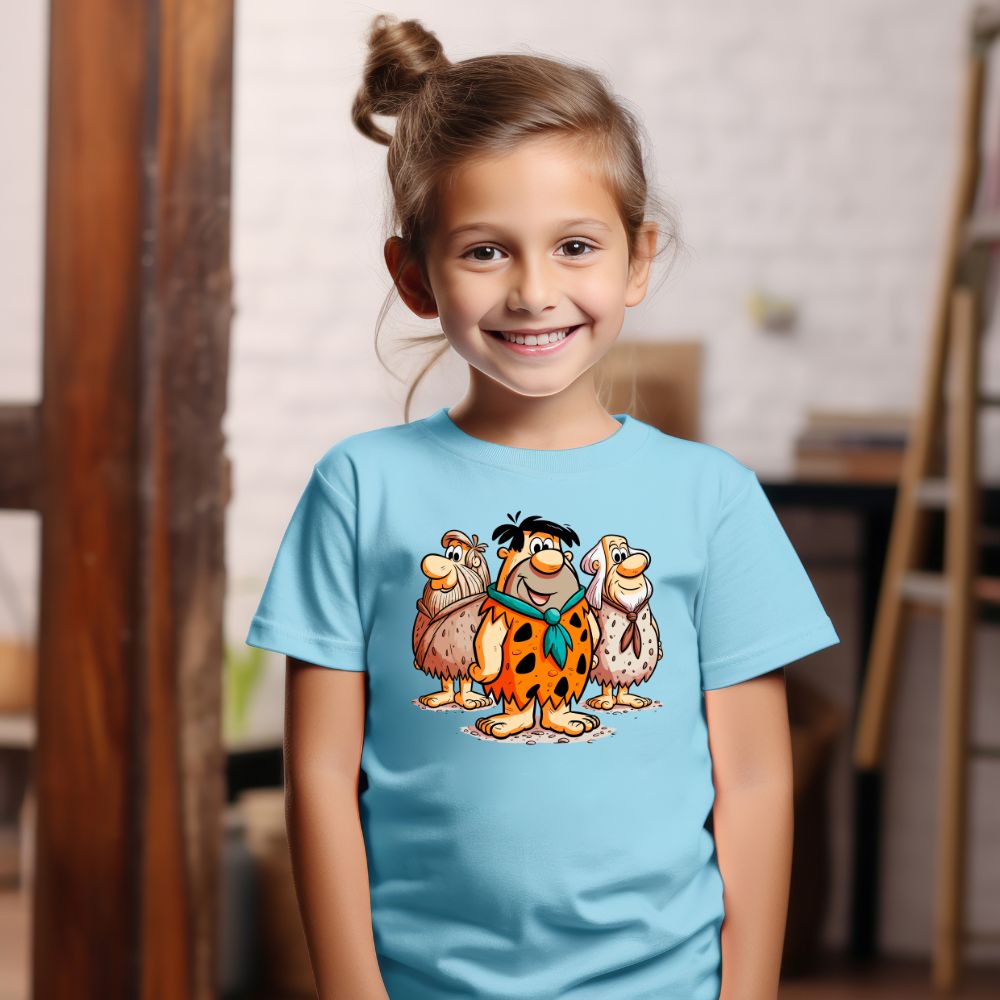 Camiseta Infanto Juvenil Personagens Infantil The Flintstones