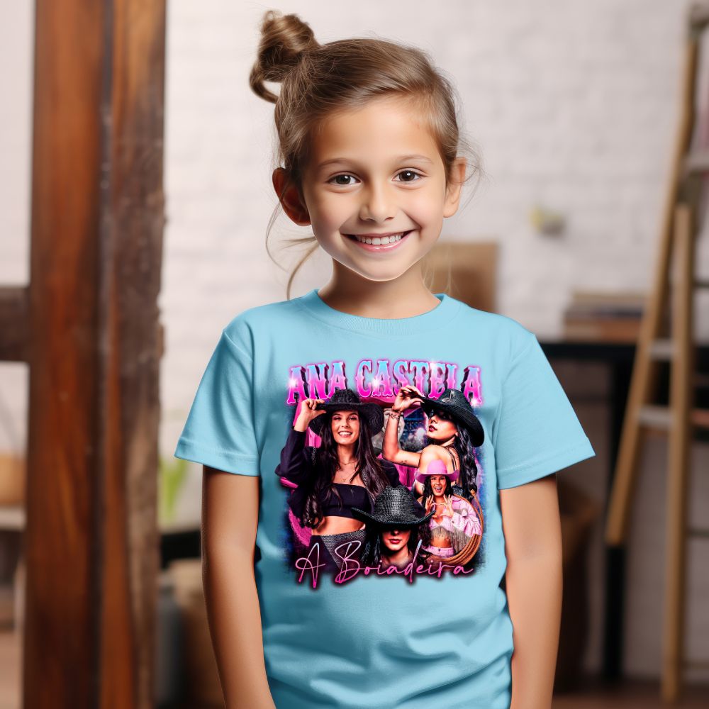 Camiseta Infanto Juvenil Cantora Ana Castela