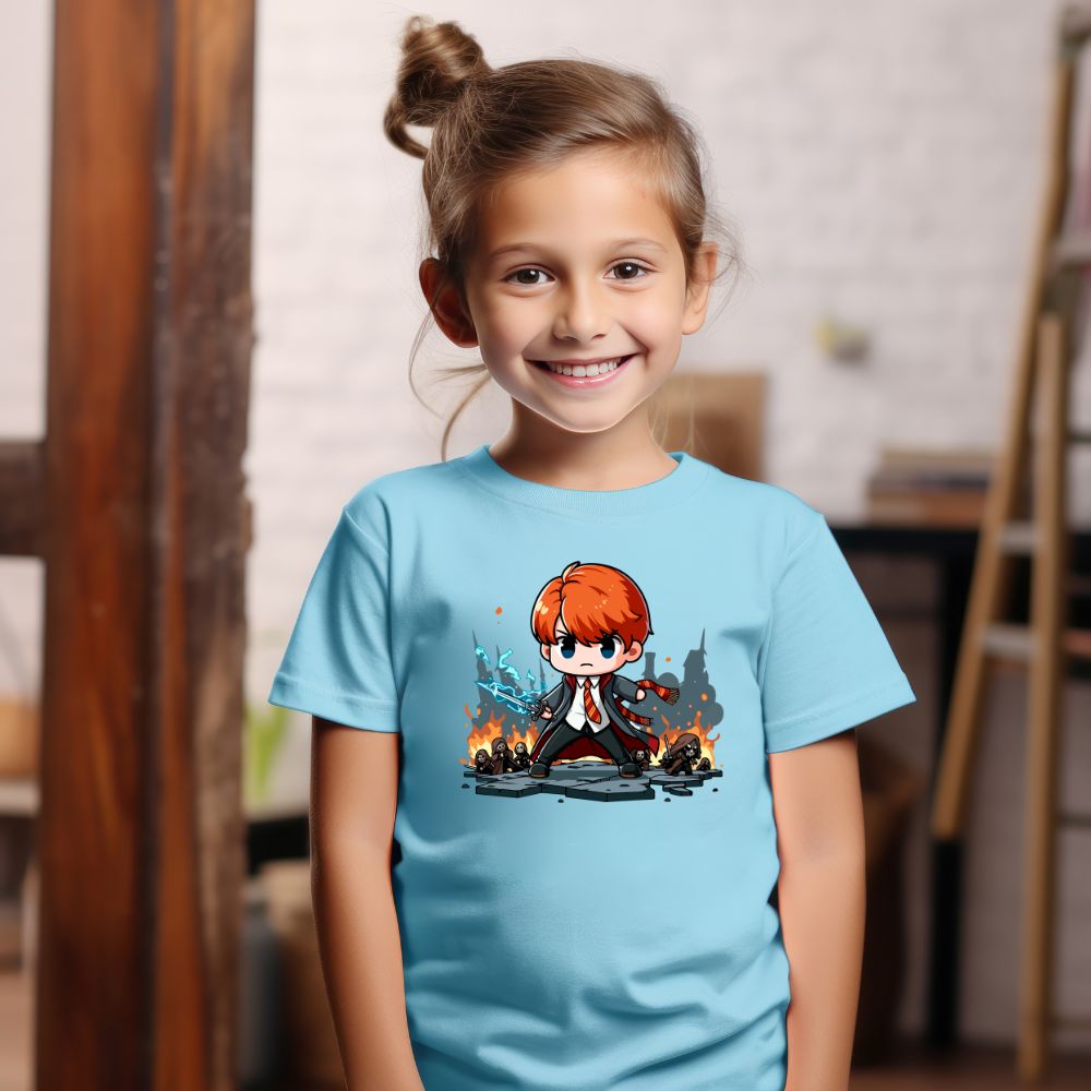 Camiseta Infanto Juvenil Personagens Harry Potter Ron Weasley