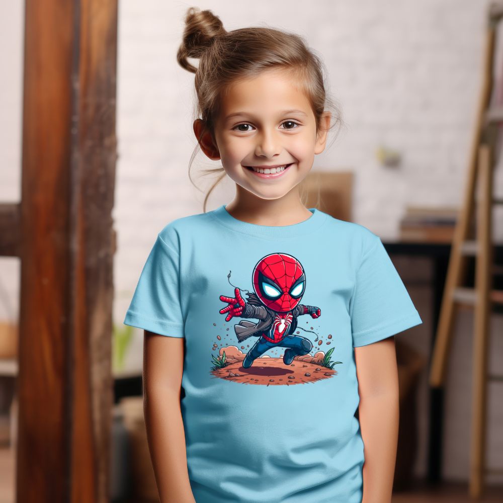 Camiseta Infanto Juvenil Personagens Spider man Homem Aranha