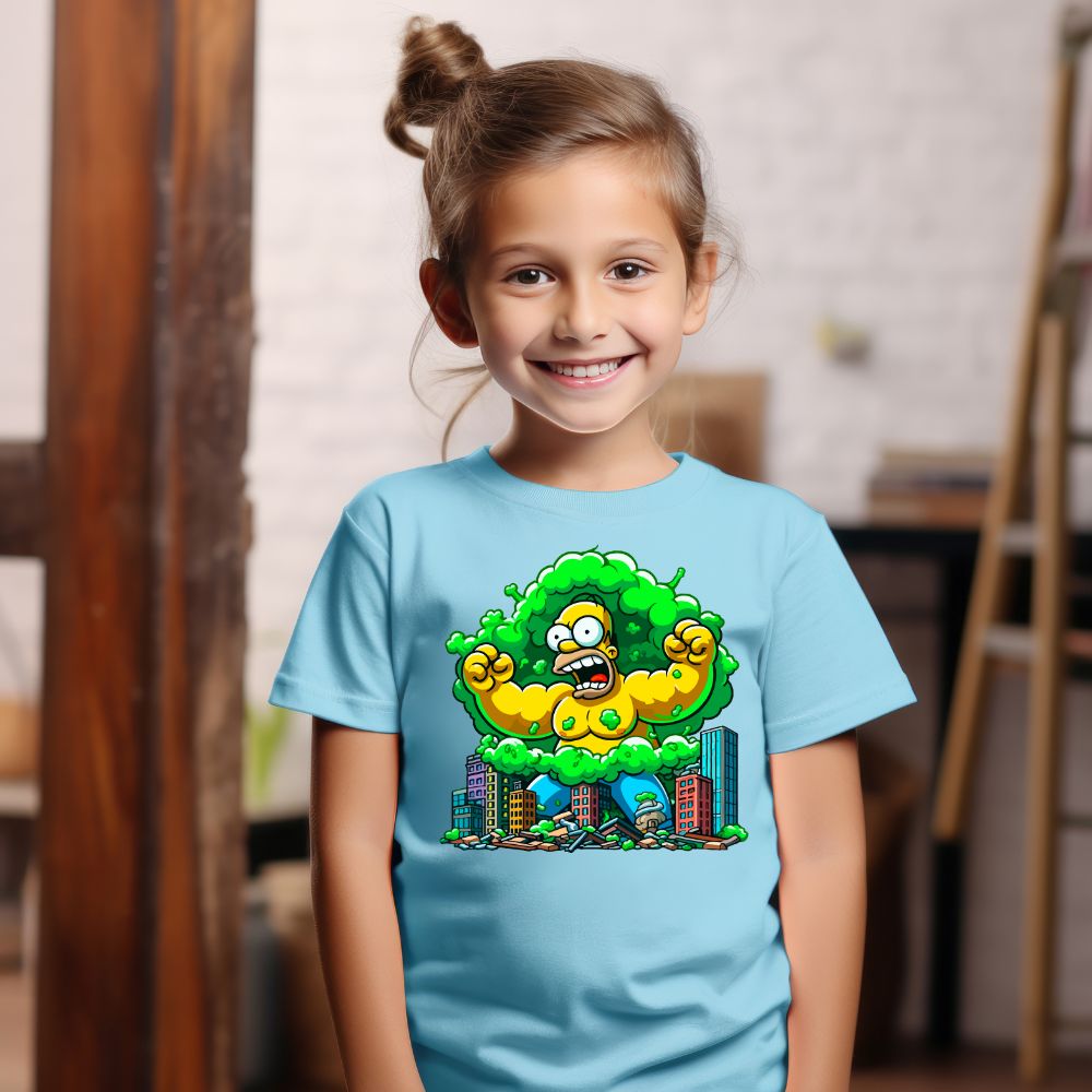 Camiseta Infanto Juvenil Personagens Homer Simpsons