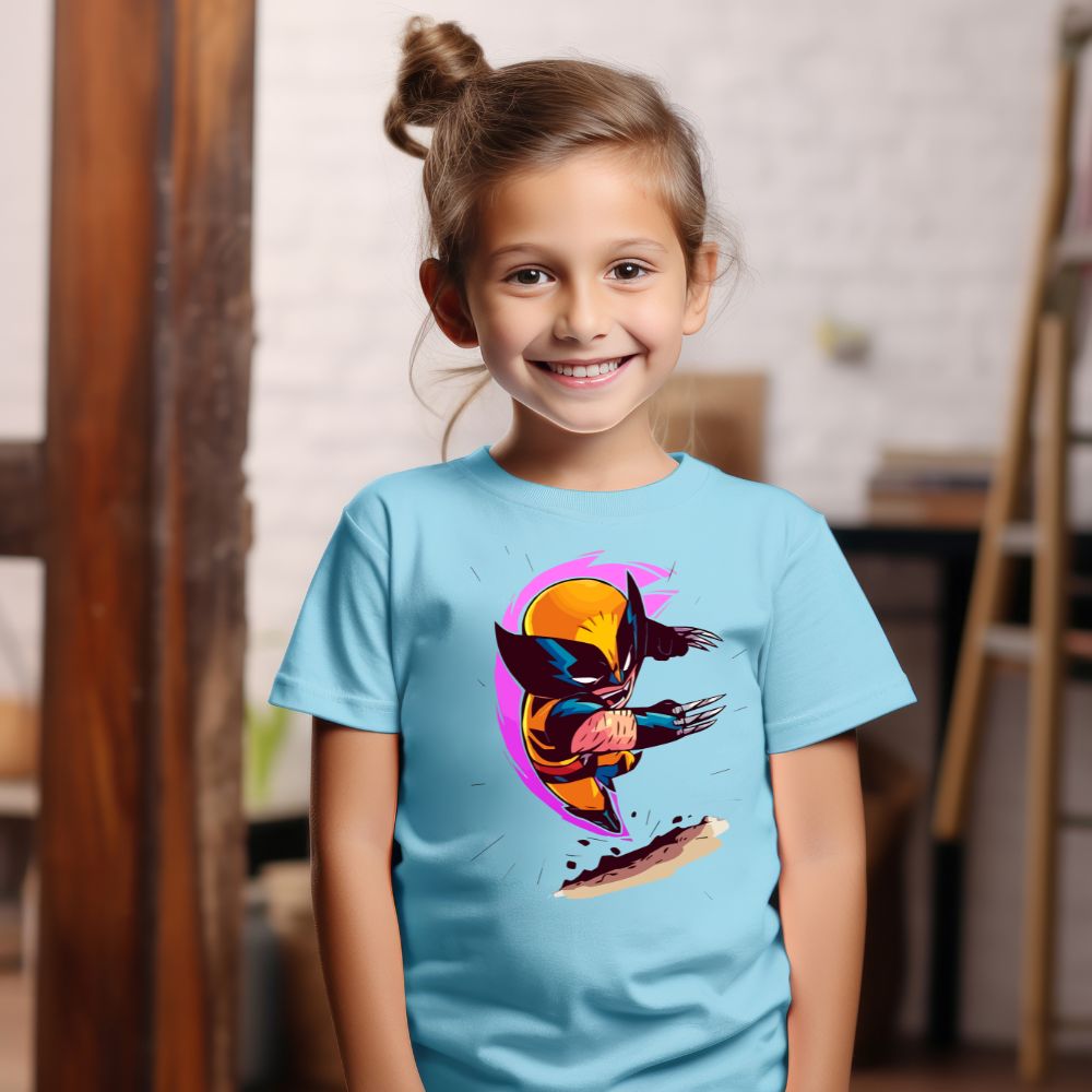 Camiseta Infanto Juvenil Personagens Wolverine X-men