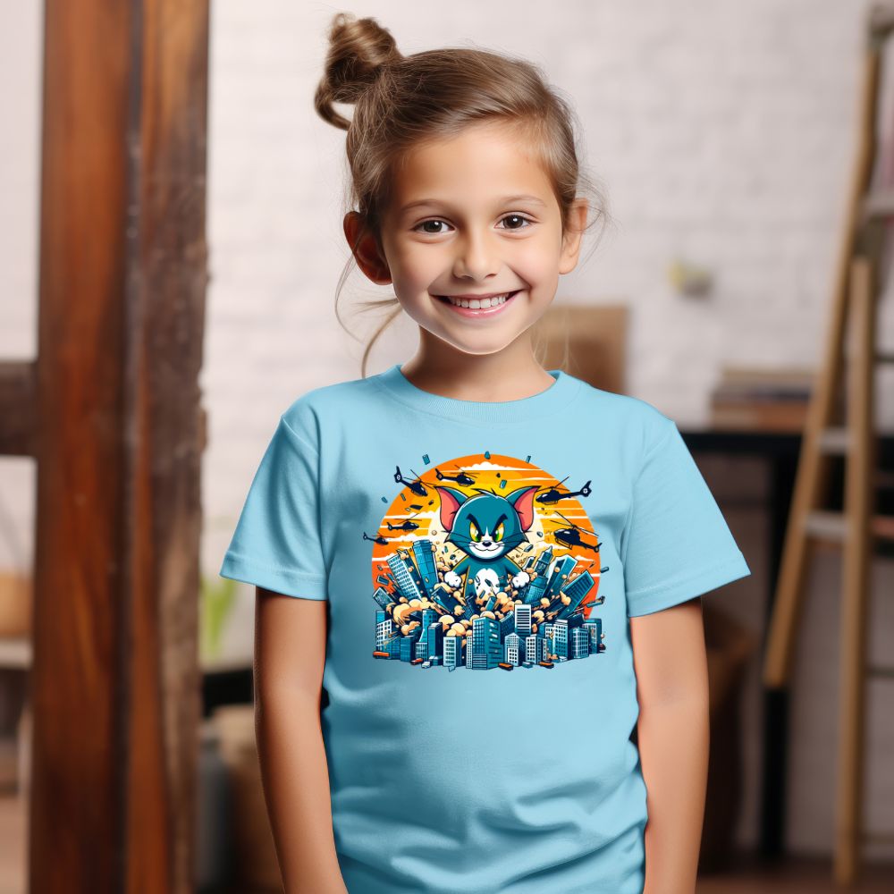 Camiseta Infanto Juvenil Personagens Tom e Jerry 01