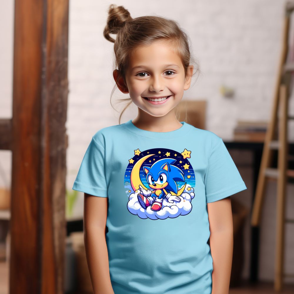 Camiseta Infanto Juvenil Personagens Sonic Desenho animado 01
