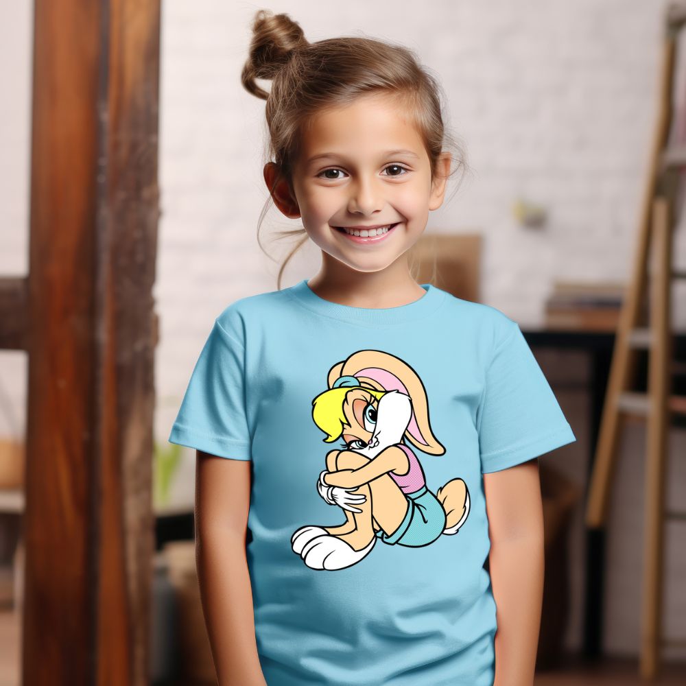 Camiseta Infanto Juvenil Personagens Lola Pernalonga Personagem Feminina