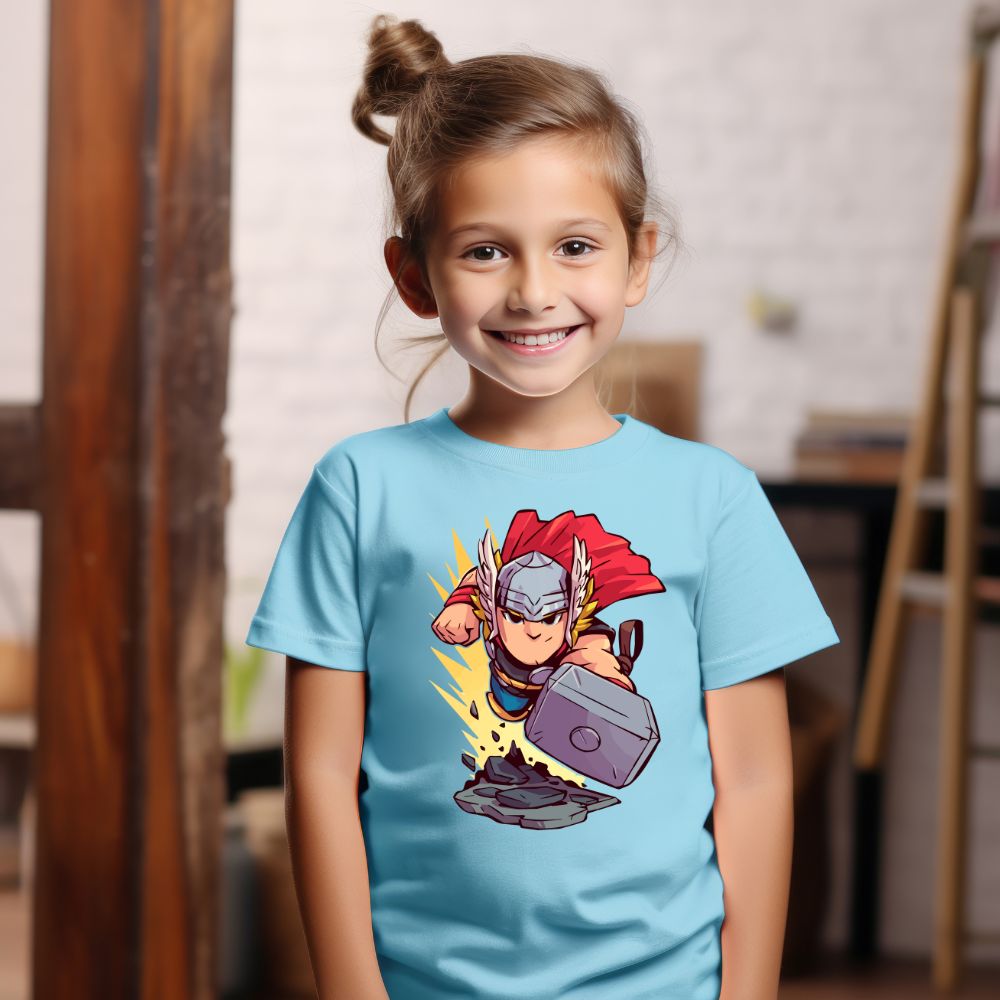 Camiseta Infanto Juvenil Personagens Super Heróis Thor