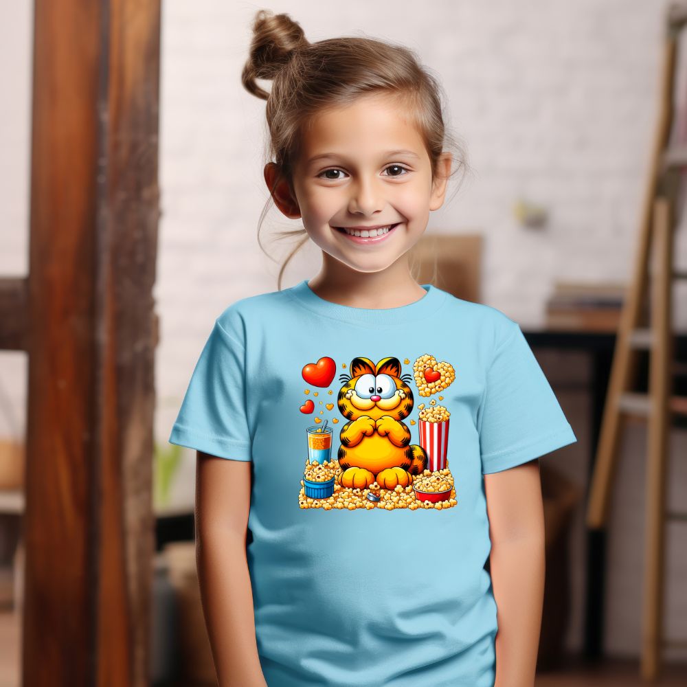Camiseta Infanto Juvenil Personagens Garfield