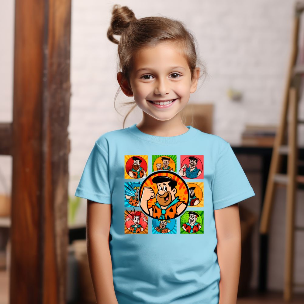 Camiseta Infanto Juvenil Personagens The Flintstones