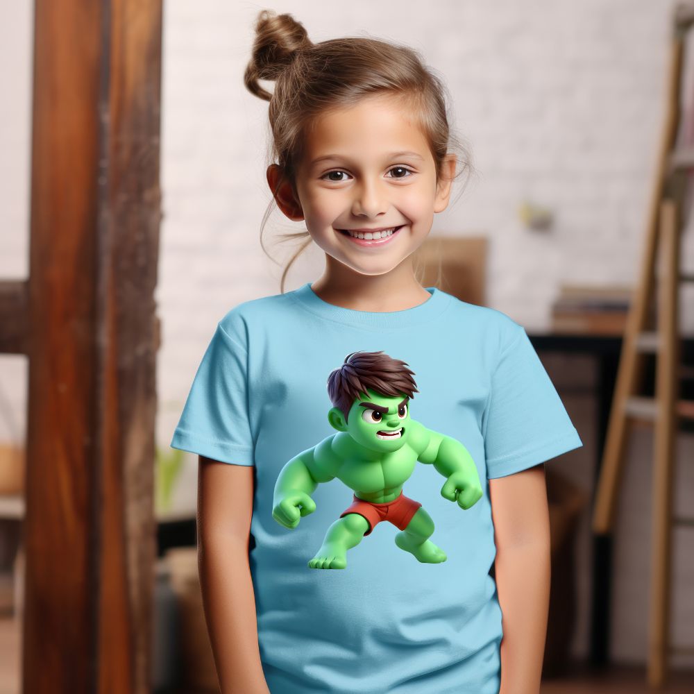 Camiseta Infanto Juvenil Personagens Hulk Mini Heróis-01