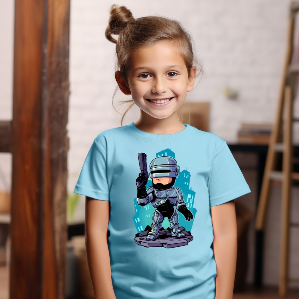Camiseta Infanto Juvenil Personagens Robocop Personagem Games