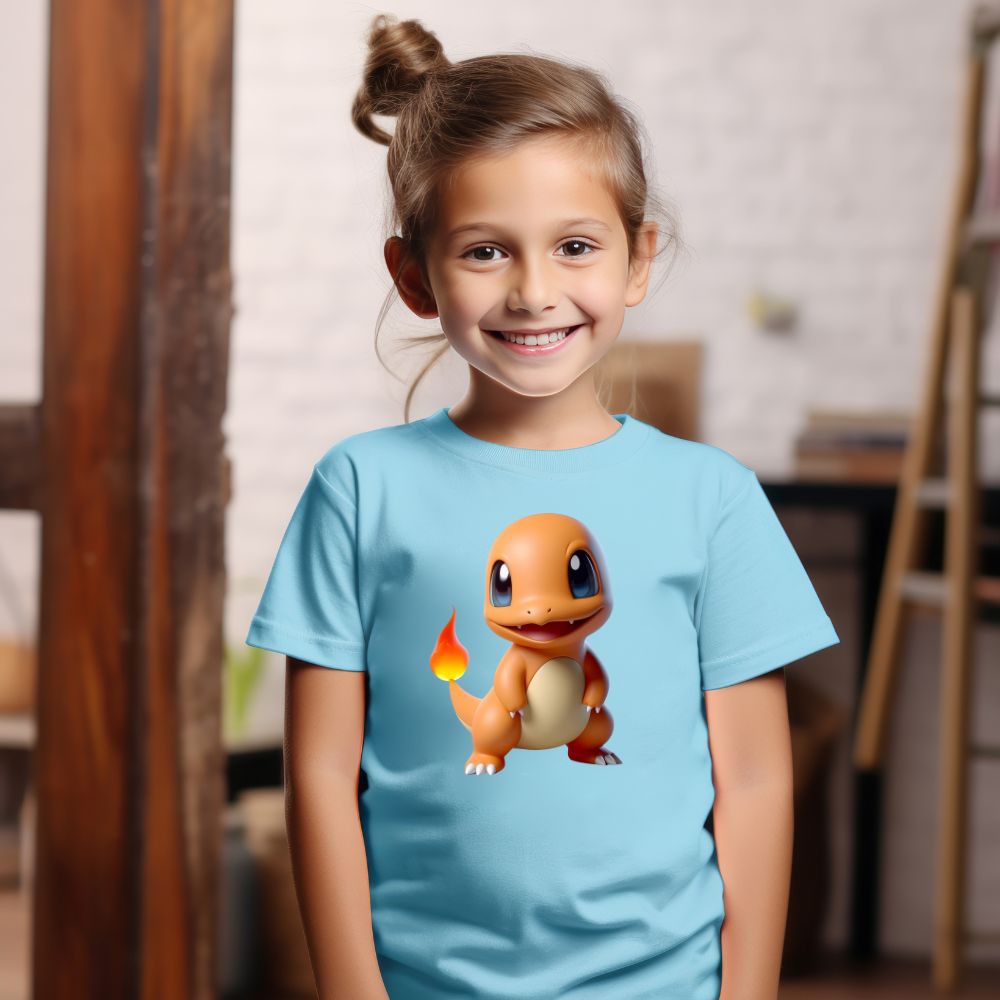 Camiseta Infanto Juvenil Personagens Pikachu Pokémon Clássico 08