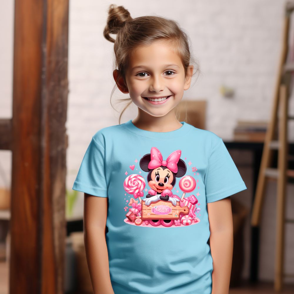 Camiseta Infanto Juvenil Personagens Minnie 03