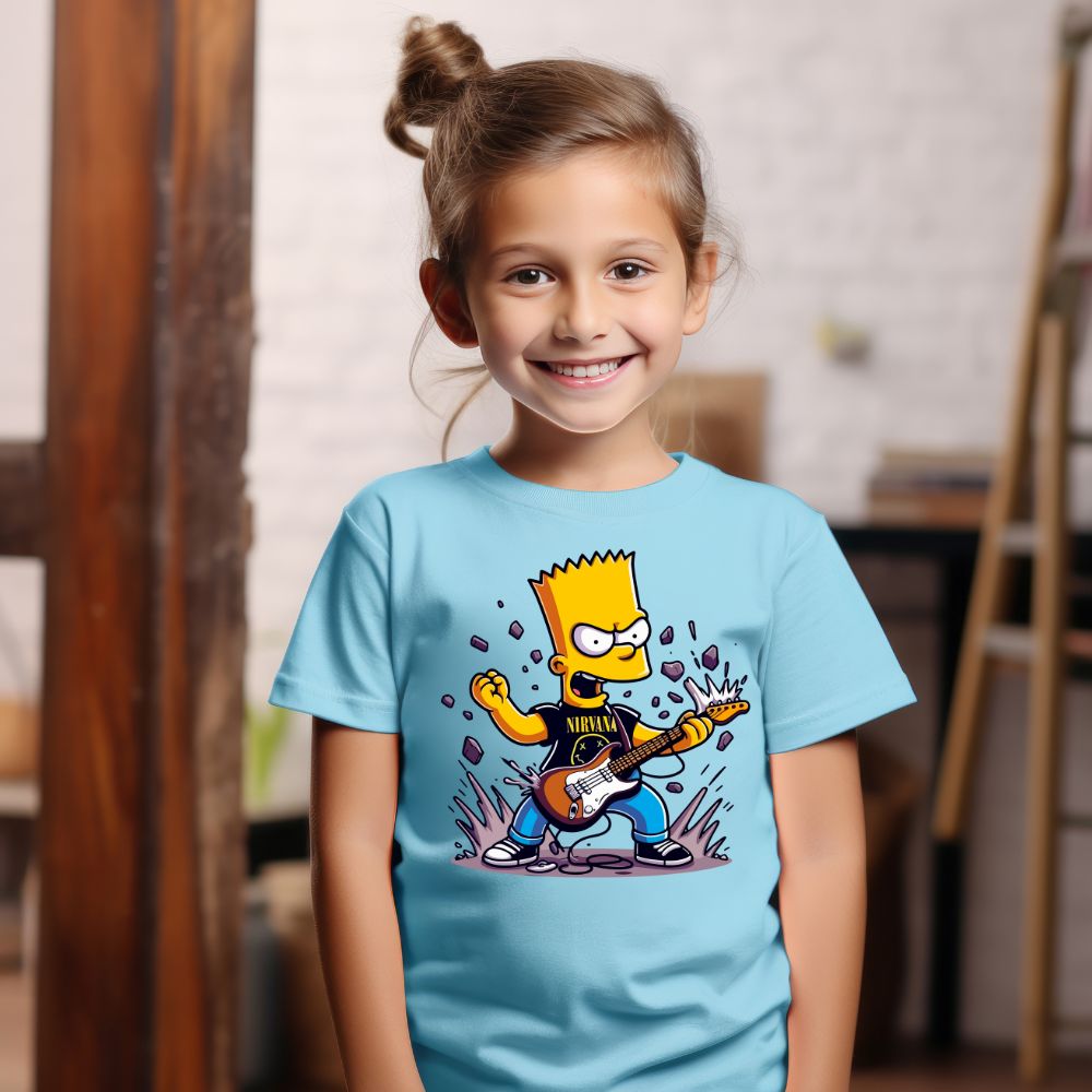 Camiseta Infanto Juvenil Personagens Bart Simpsons 01