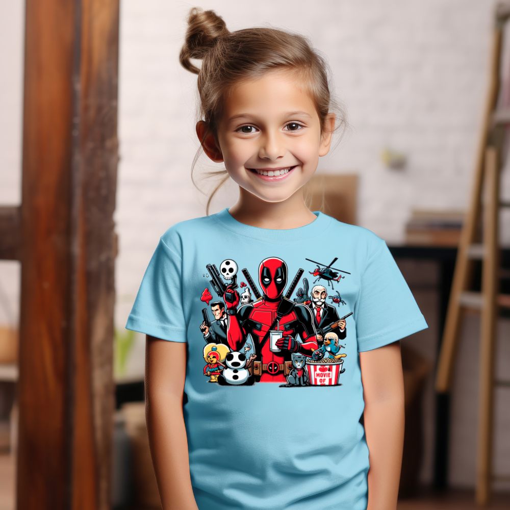 Camiseta Infanto Juvenil Personagens Deadpool
