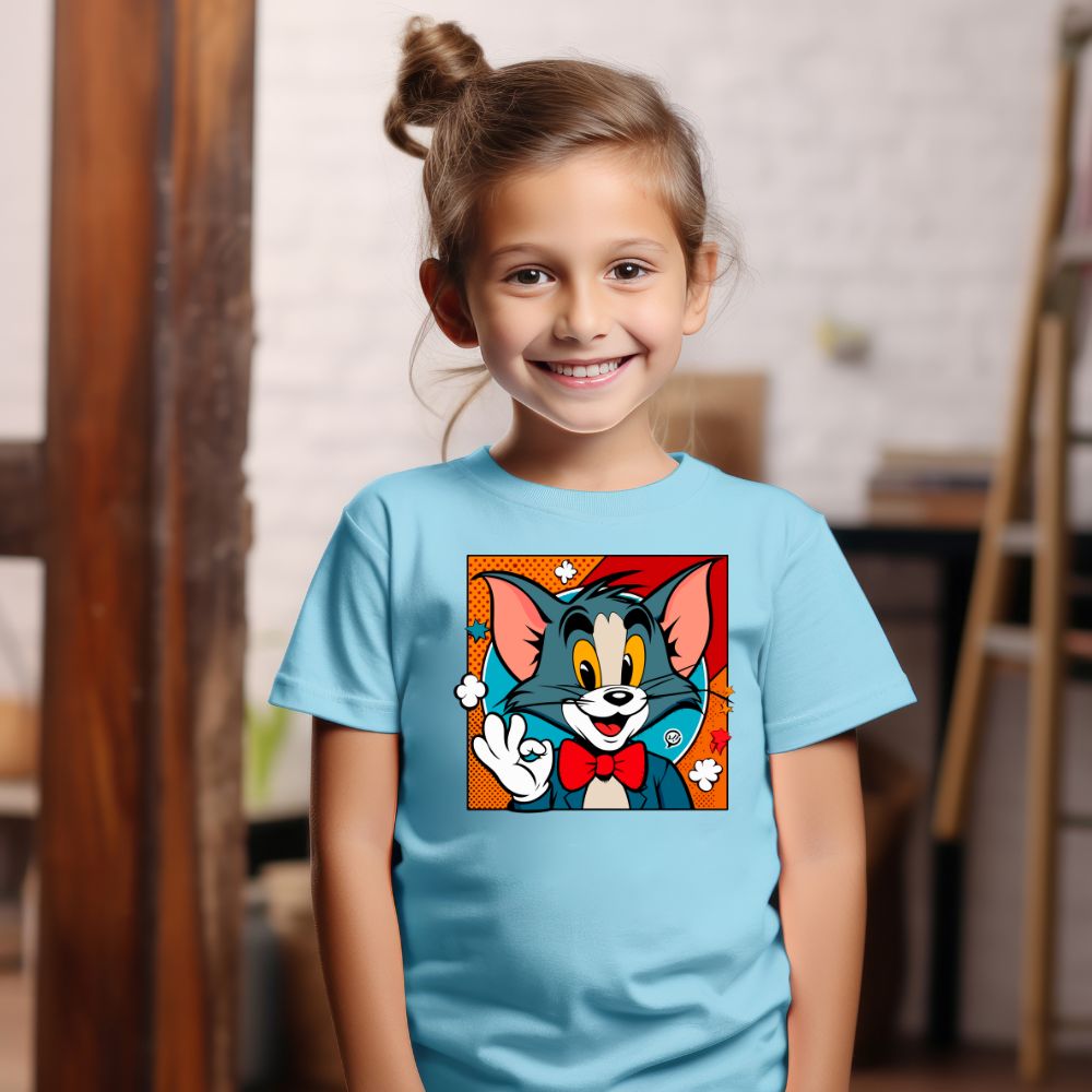 Camiseta Infanto Juvenil Personagens Tom e Jerry 02