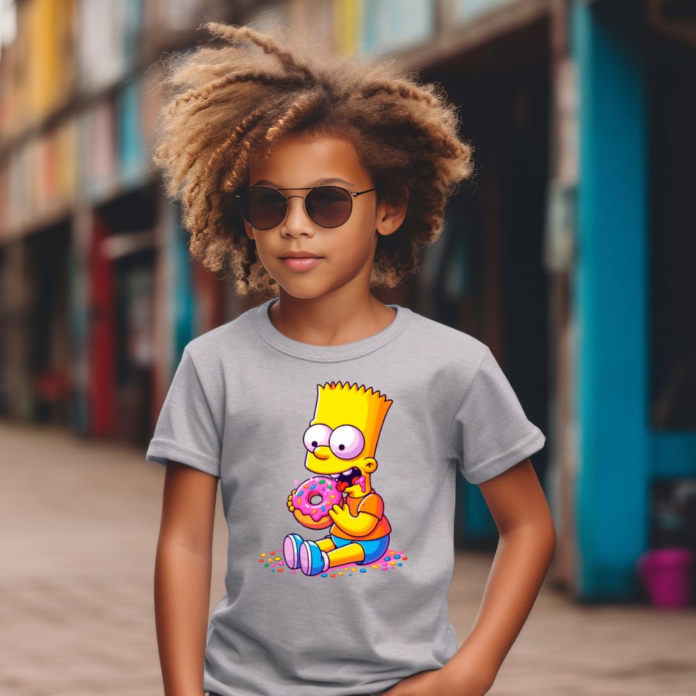 Camiseta Infanto Juvenil Personagens Bart Simpsons 03