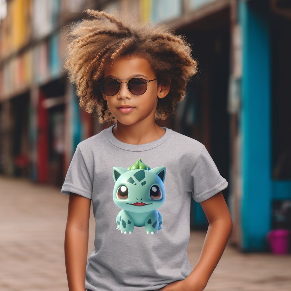 Camiseta Infanto Juvenil Personagens Pikachu Pokémon Clássico 07