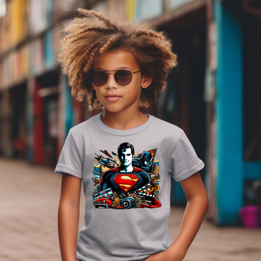 Camiseta Infanto Juvenil Personagens Superman Super Homem