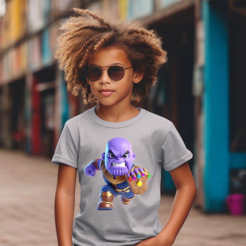 Camiseta Infanto Juvenil Personagens Thanos- 01