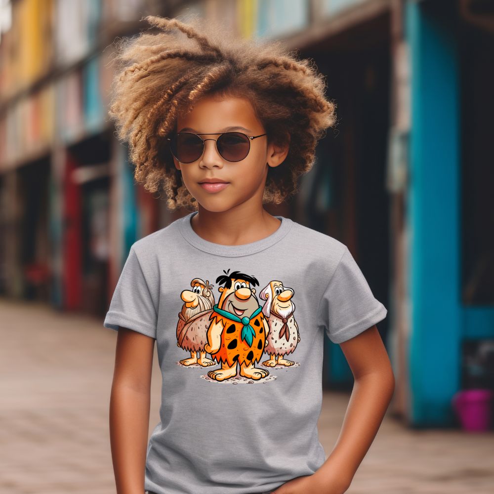 Camiseta Infanto Juvenil Personagens Infantil The Flintstones