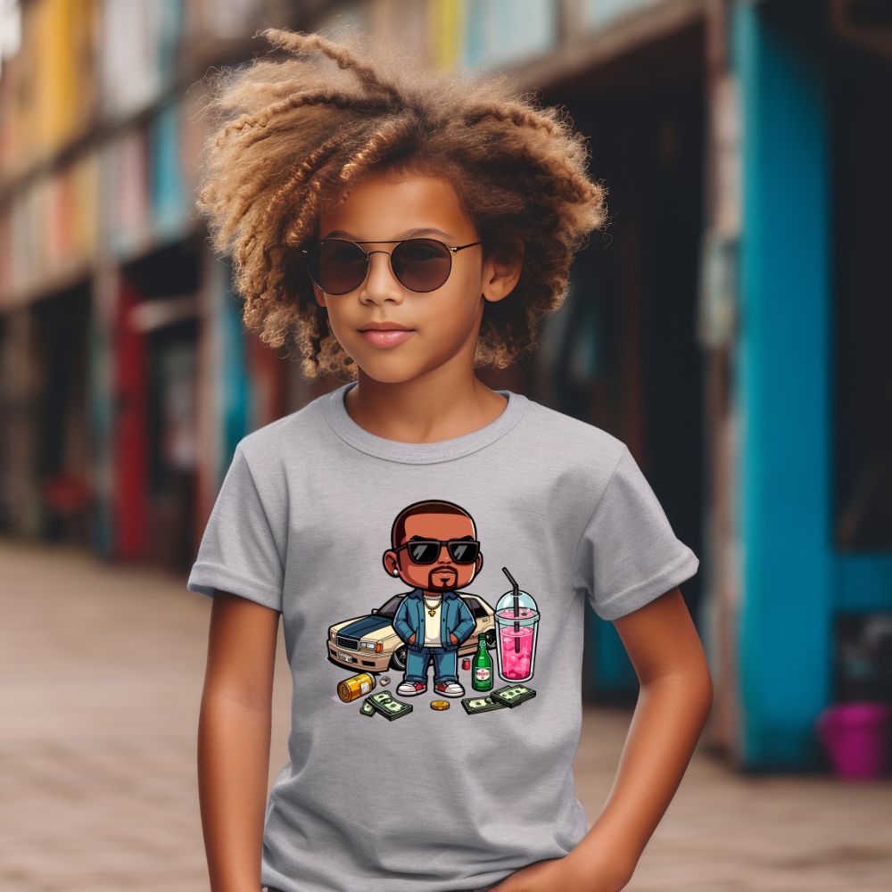 Camiseta Infanto Juvenil Personagens Jogos Games GTA