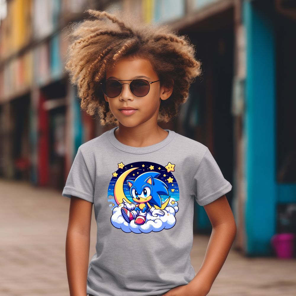 Camiseta Infanto Juvenil Personagens Sonic Desenho animado 01