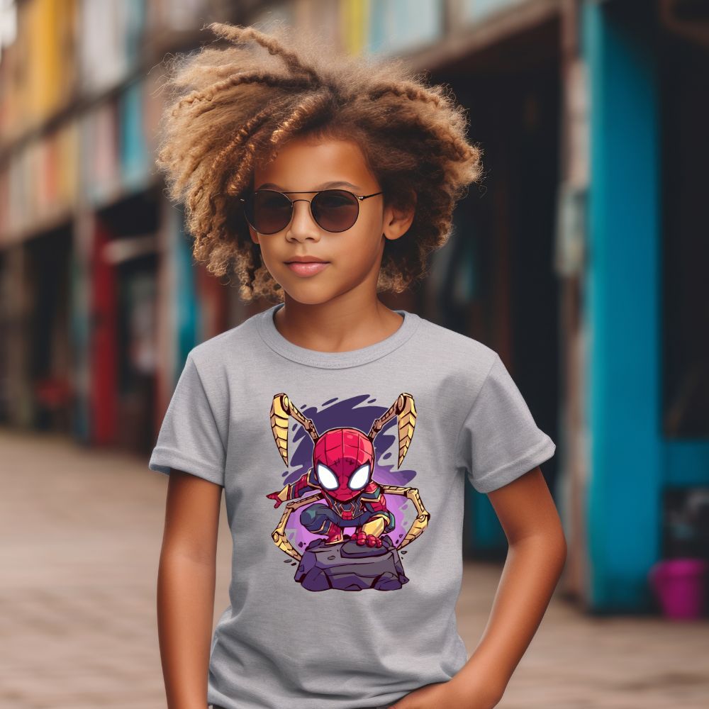 Camiseta Infanto Juvenil Personagens Homem Aranha Spider