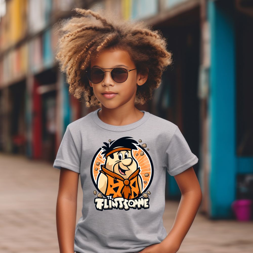 Camiseta Infanto Juvenil Personagens Fred The Flintstones