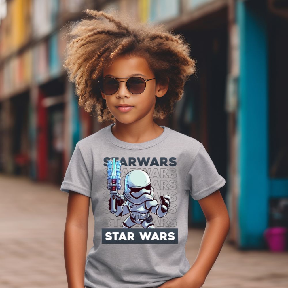 Camiseta Infanto Juvenil Personagens Star Wars Darth Vader