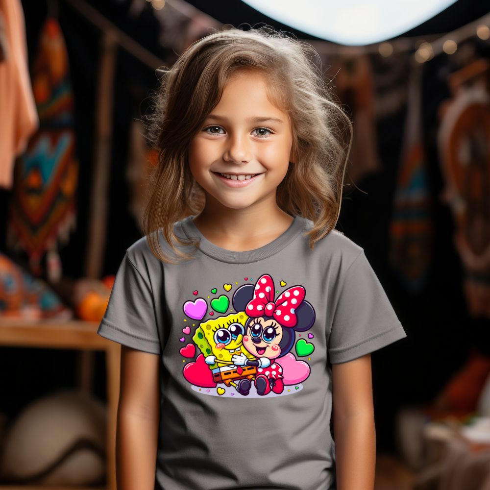 Camiseta Infanto Juvenil Personagens Minnie 06