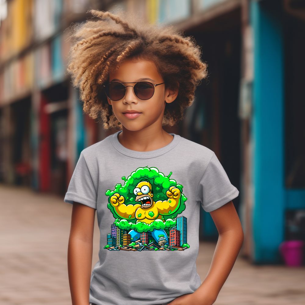Camiseta Infanto Juvenil Personagens Homer Simpsons