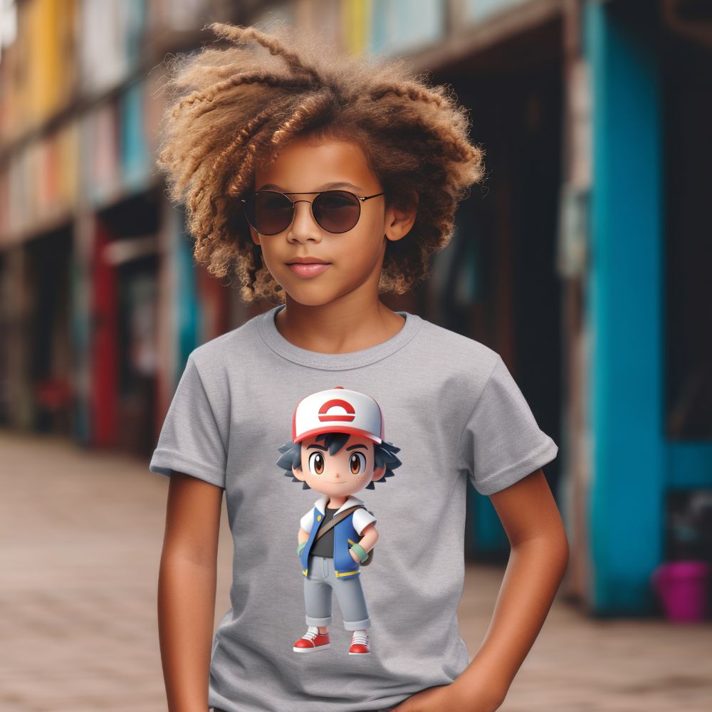 Camiseta Infanto Juvenil Personagens Pikachu Pokémon Clássico 06