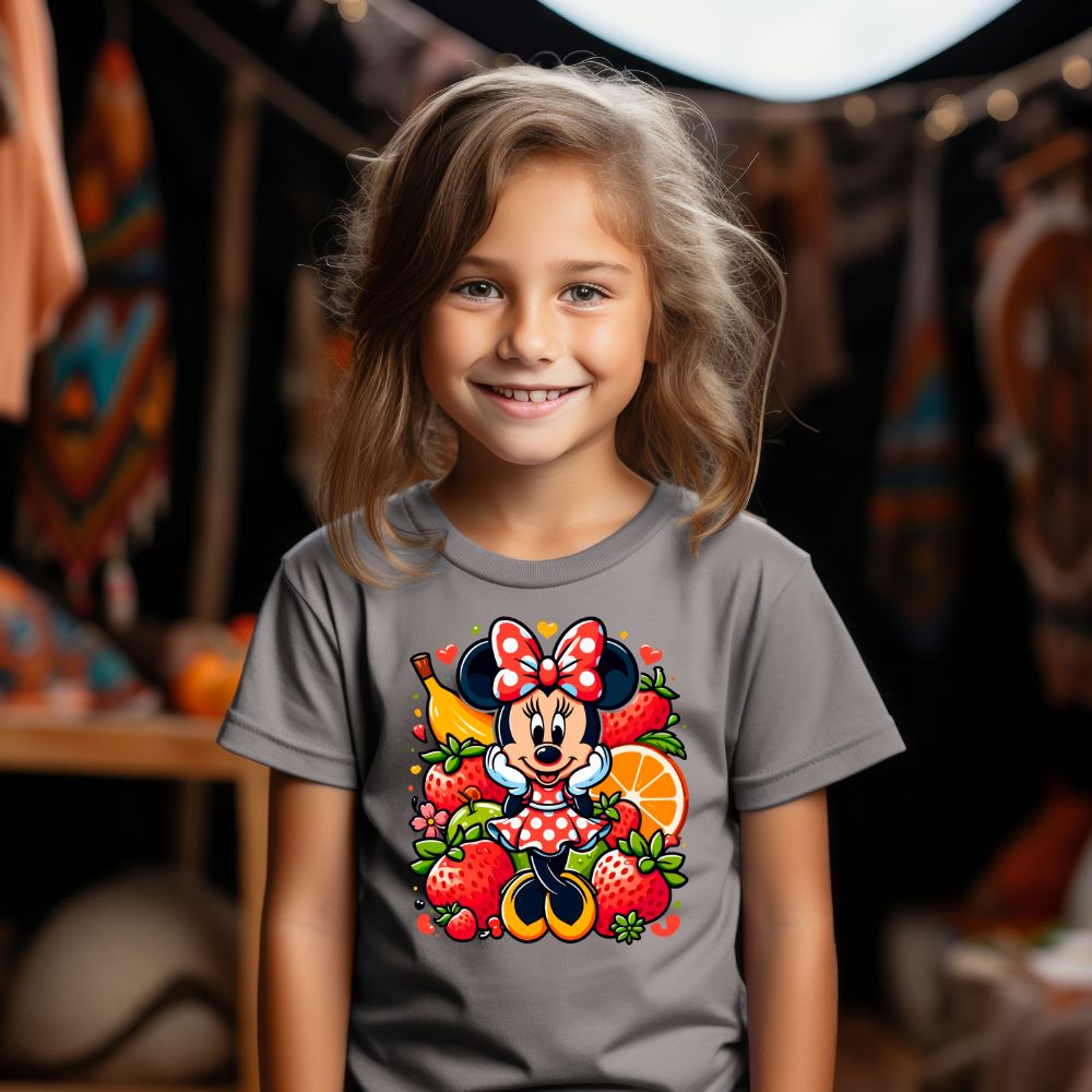 Camiseta Infanto Juvenil Personagens Minnie 07