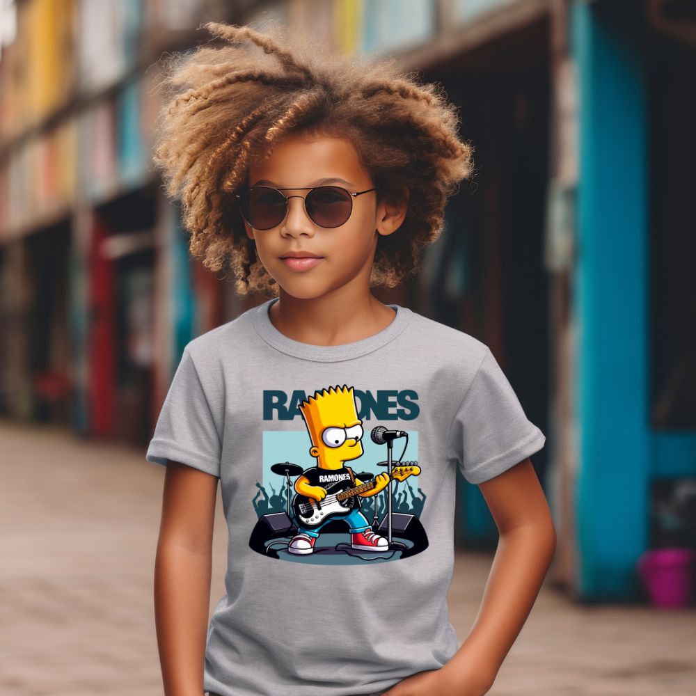 Camiseta Infanto Juvenil Personagens Bart Simpsons 02