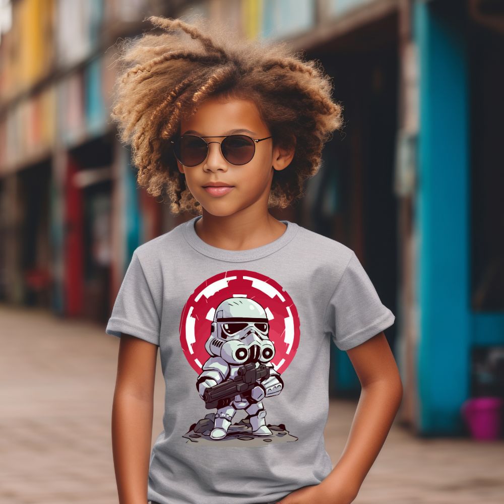 Camiseta Infanto Juvenil Personagens Star Wars Geek Serie Darth Vader 01