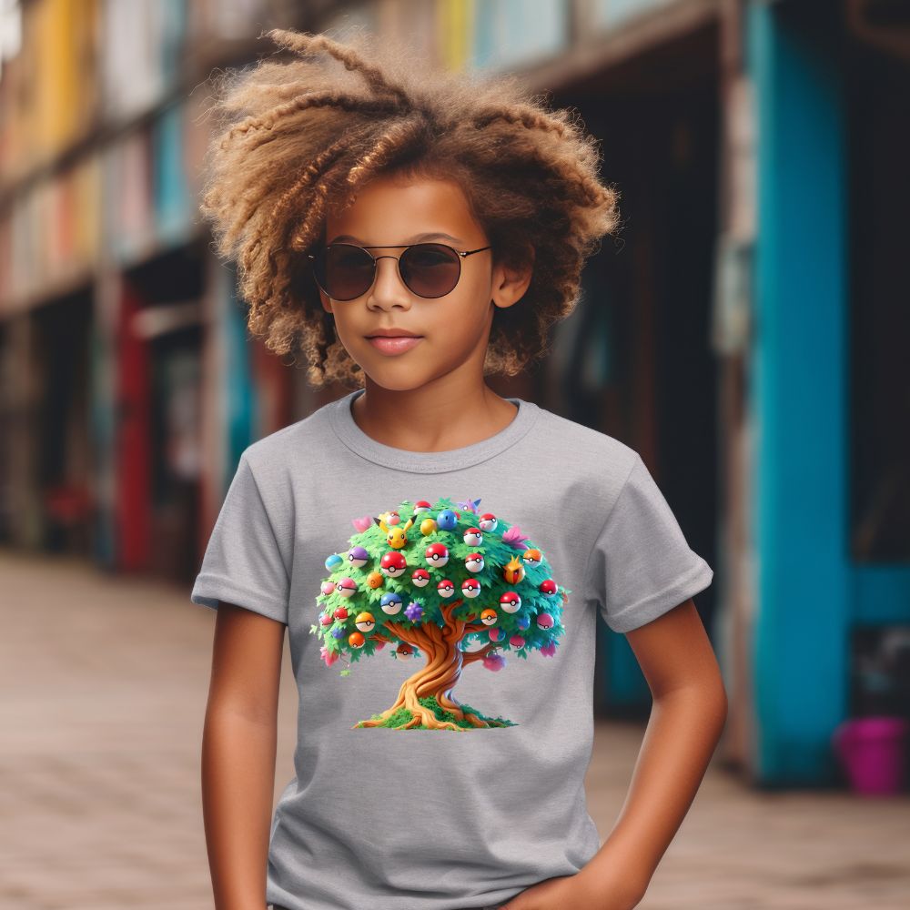 Camiseta Infanto Juvenil Personagens Anime Pokémon