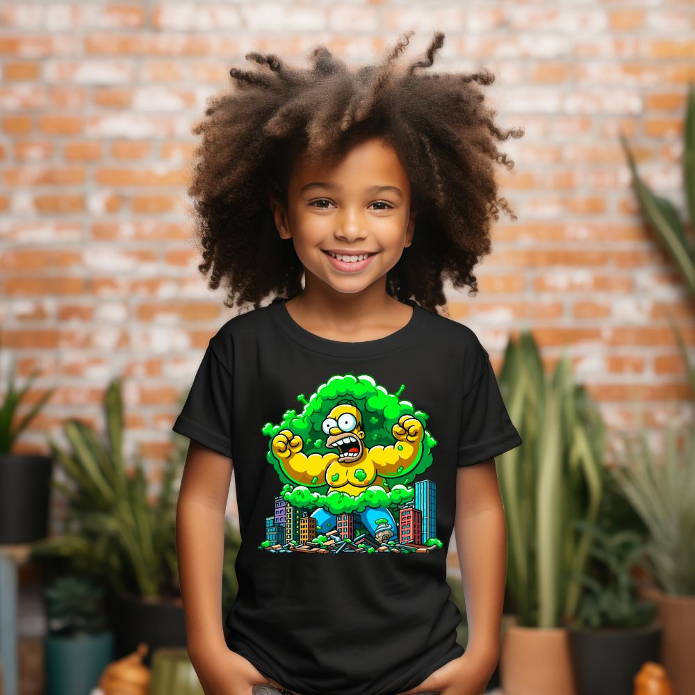 Camiseta Infanto Juvenil Personagens Homer Simpsons