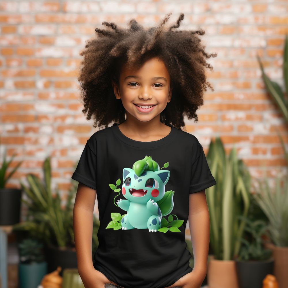 Camiseta Infanto Juvenil Personagens Pikachu Pokémon Clássico 09