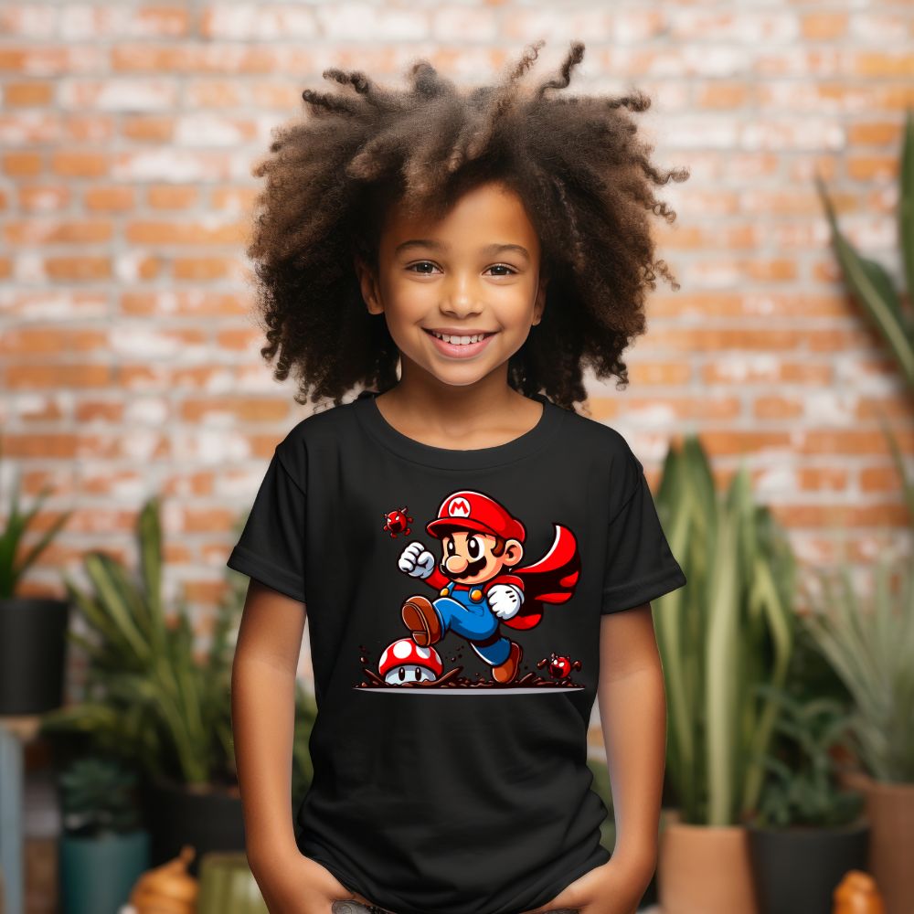Camiseta Infanto Juvenil Personagens Super Mario World 03