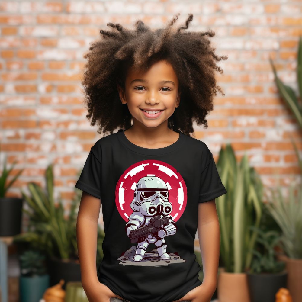 Camiseta Infanto Juvenil Personagens Star Wars Geek Serie Darth Vader 01