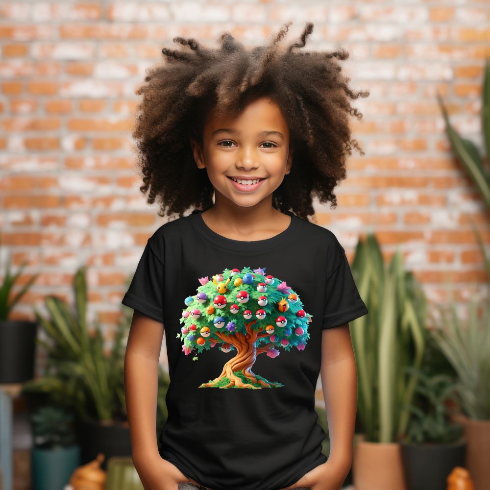 Camiseta Infanto Juvenil Personagens Anime Pokémon