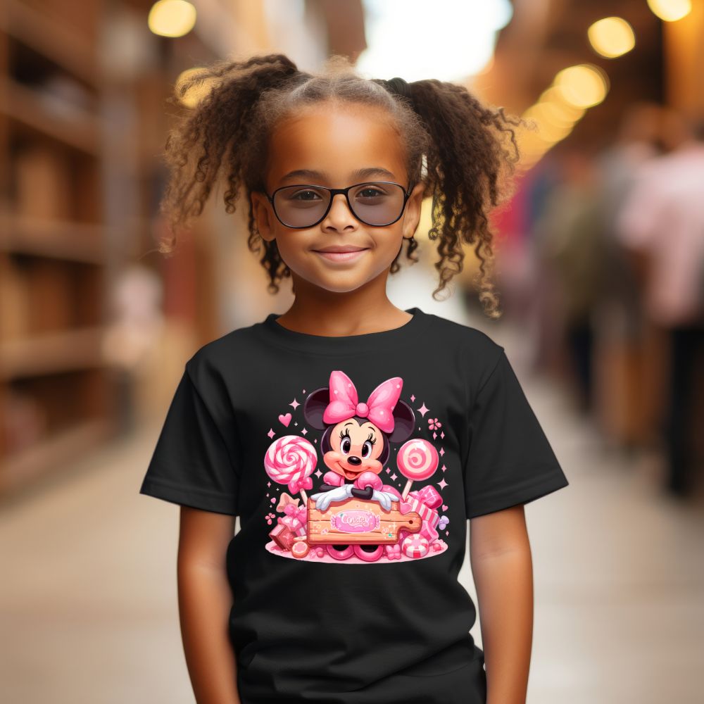 Camiseta Infanto Juvenil Personagens Minnie 03