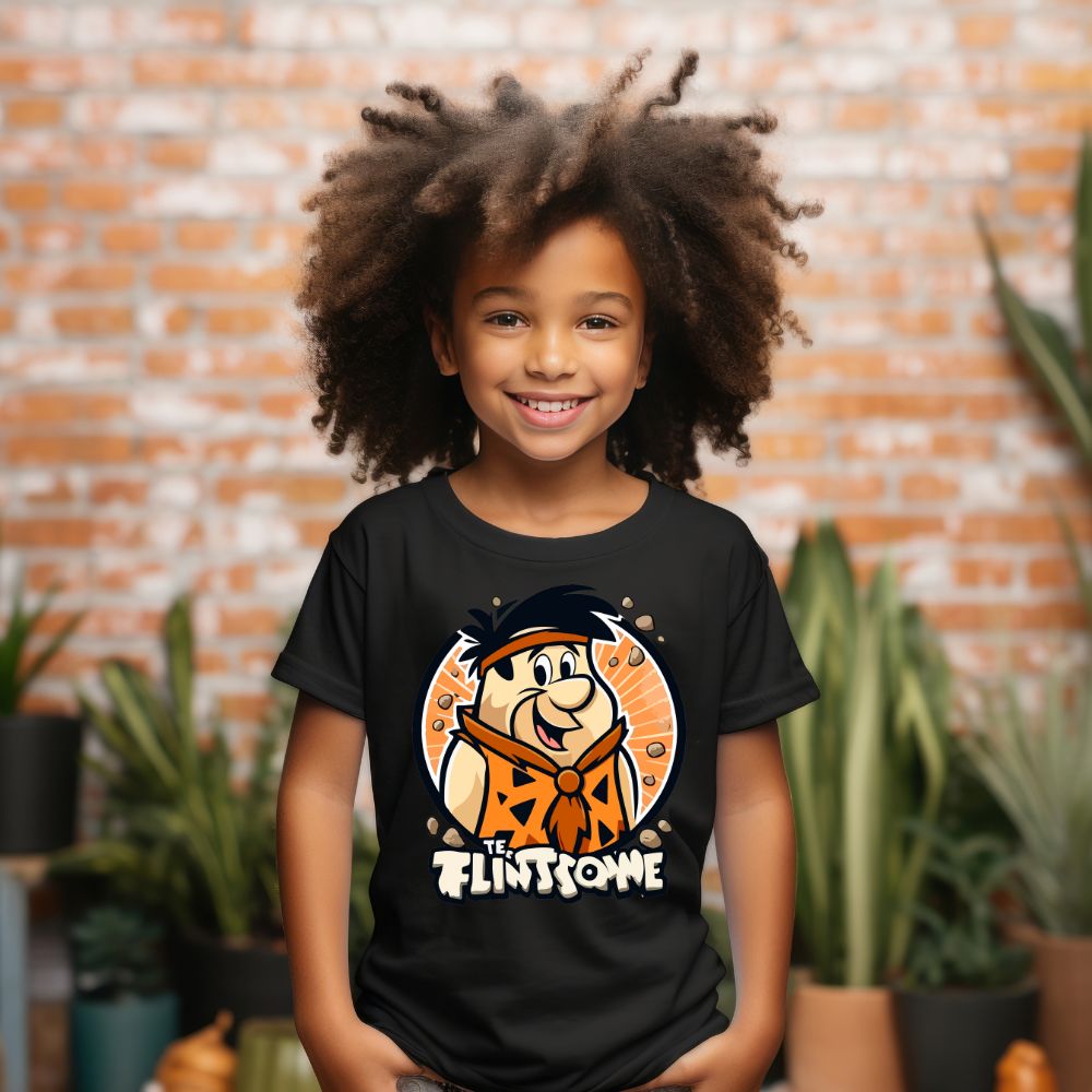 Camiseta Infanto Juvenil Personagens Fred The Flintstones