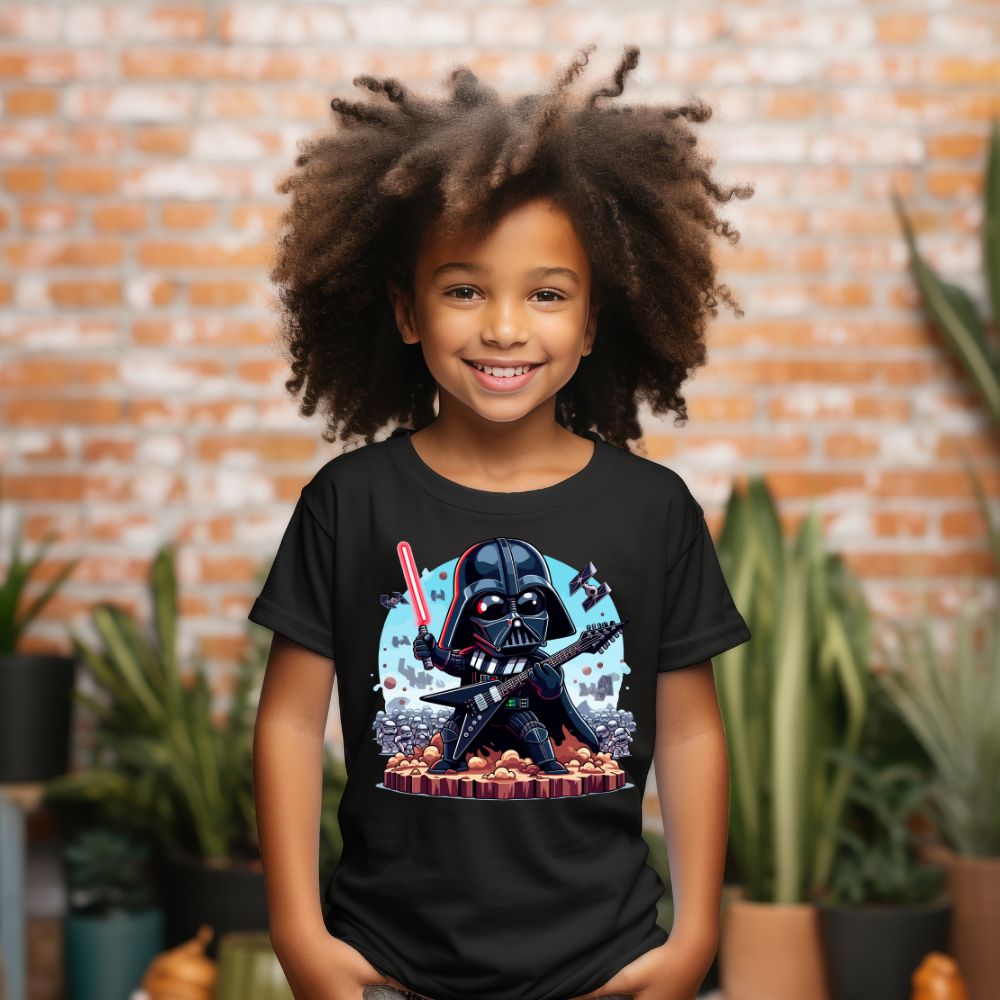 Camiseta Infanto Juvenil Personagens Star Wars Troopers Darth Vader